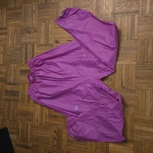 Russian Pointe Purple Trash Bag pants for dance